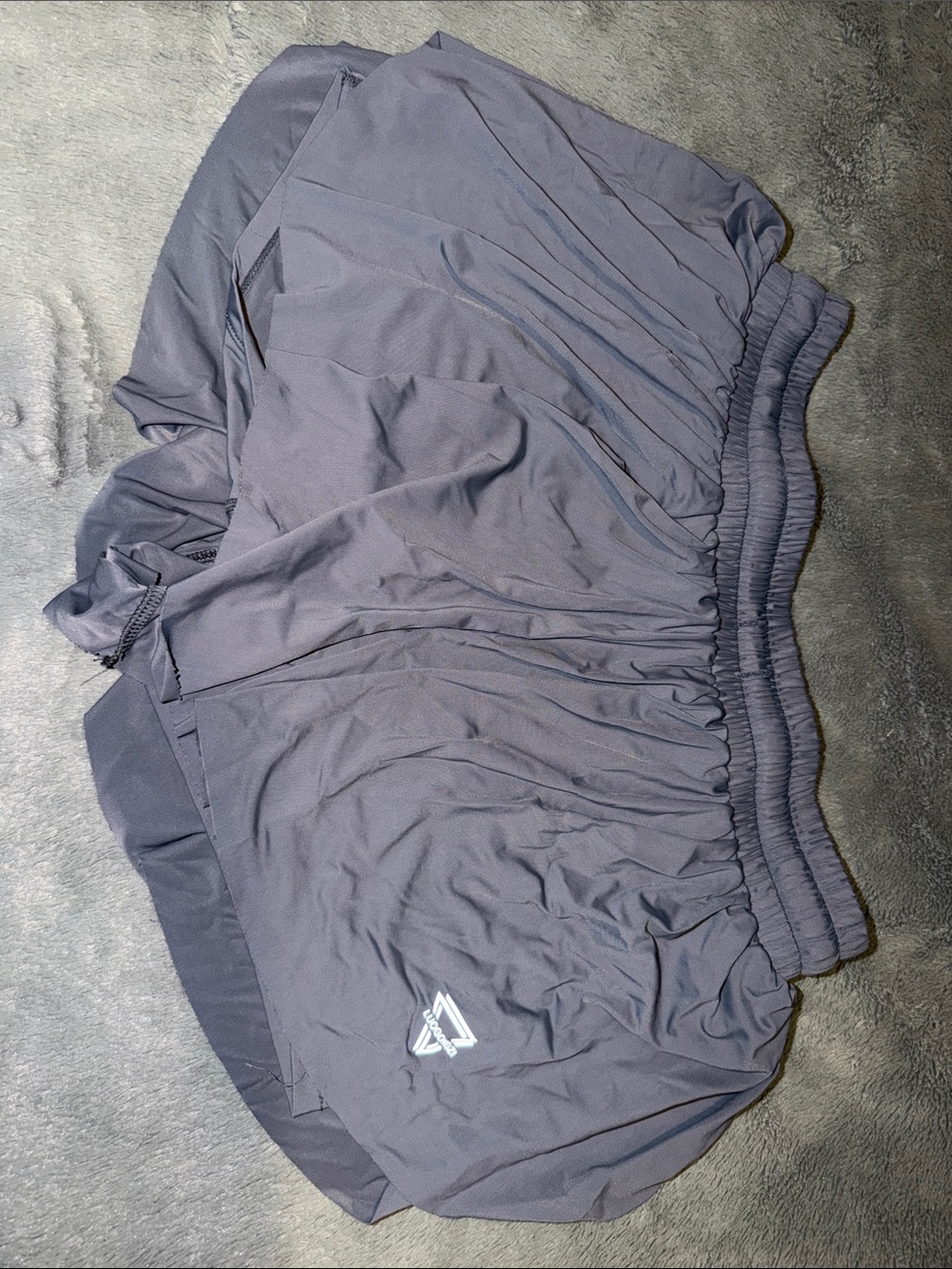 Women's Athletic Shorts - Charcoal Gray